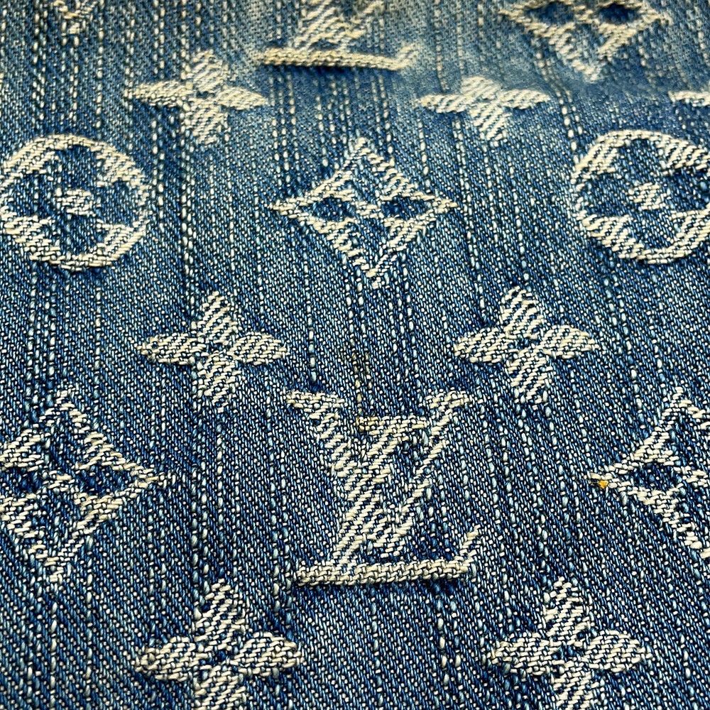 Louis Vuitton Shoulder Bag Monogram Denim GM 2-Way — view 7