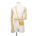 Fendi Shoulder Bag Micro Flat Baguette Pochette Leather — view 4