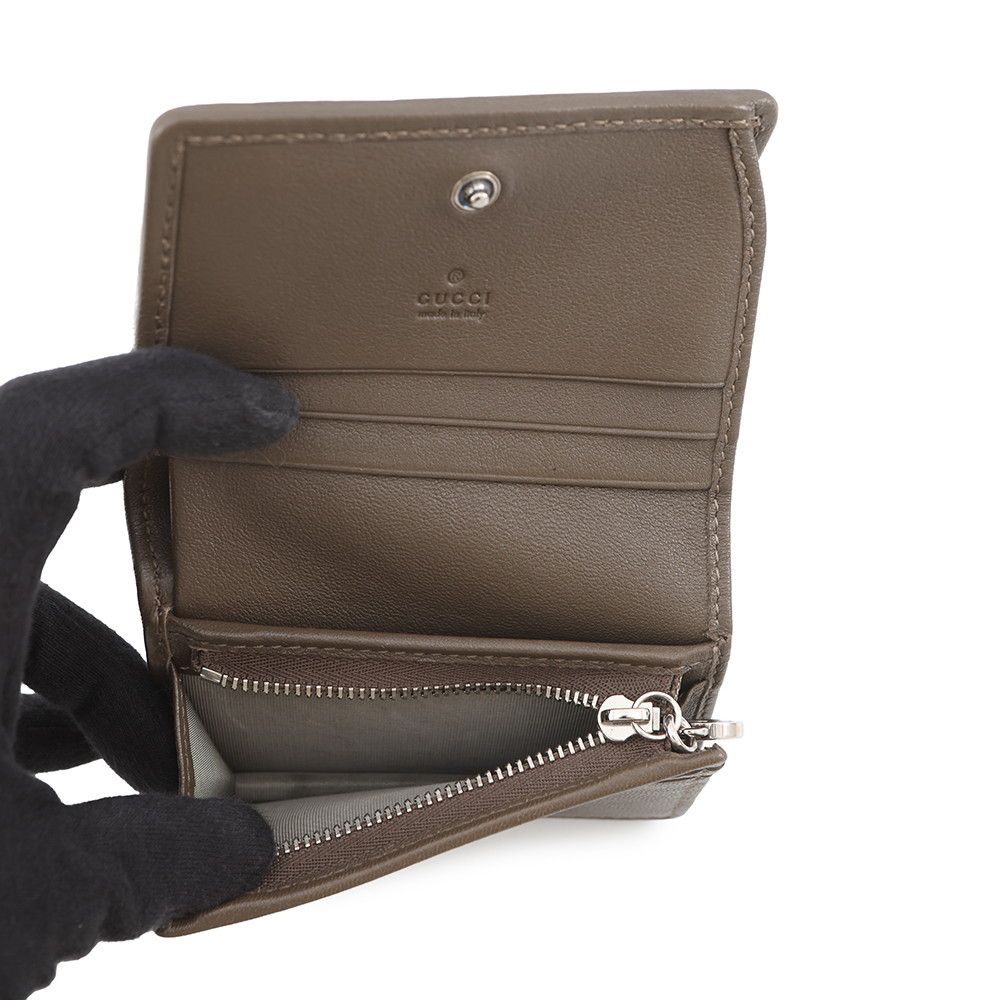 Gucci Bifold Wallet Interlocking Blanc Di Leather — view 6