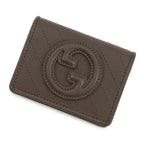 Gucci Bifold Wallet Interlocking Blanc Di Leather