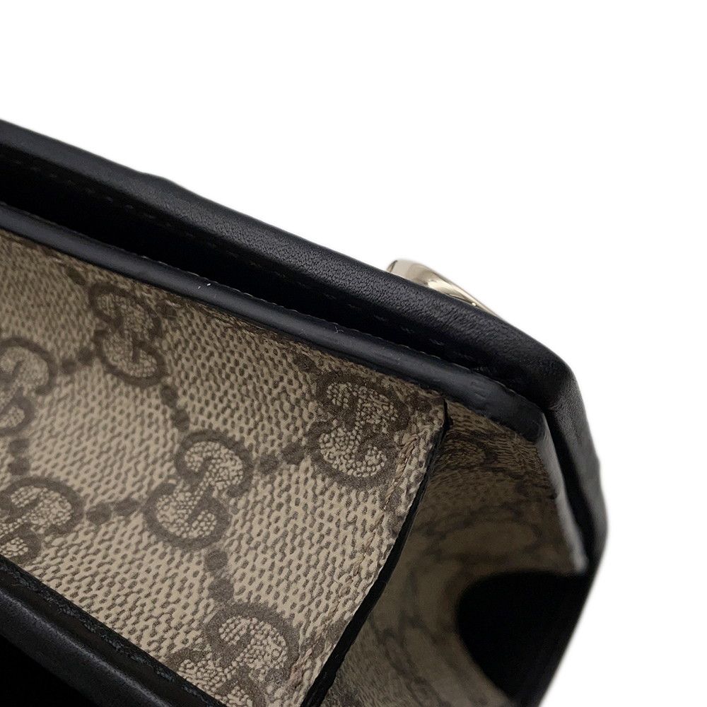 Gucci Shoulder Wallet GG Emblem Leather — view 7