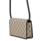 Gucci Shoulder Wallet GG Emblem Leather — view 2