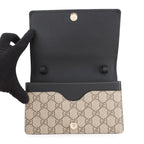 Gucci Shoulder Wallet GG Emblem Leather — view 5