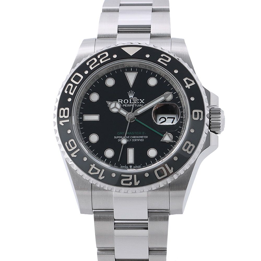 Rolex GMT Master 2 Roulette Watch Black Dial
