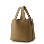 Hermes Handbag Picotin Lock PM Dune Silver Taurillon Clemence Tote — view 2