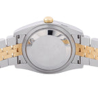 Rolex Datejust No SS 18k Yellow Gold Diamond Watch Silver Computer Dial — view 3
