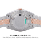 Rolex Datejust 41 SS 18k Pink Gold Rose Diamond White Shell Dial — view 3
