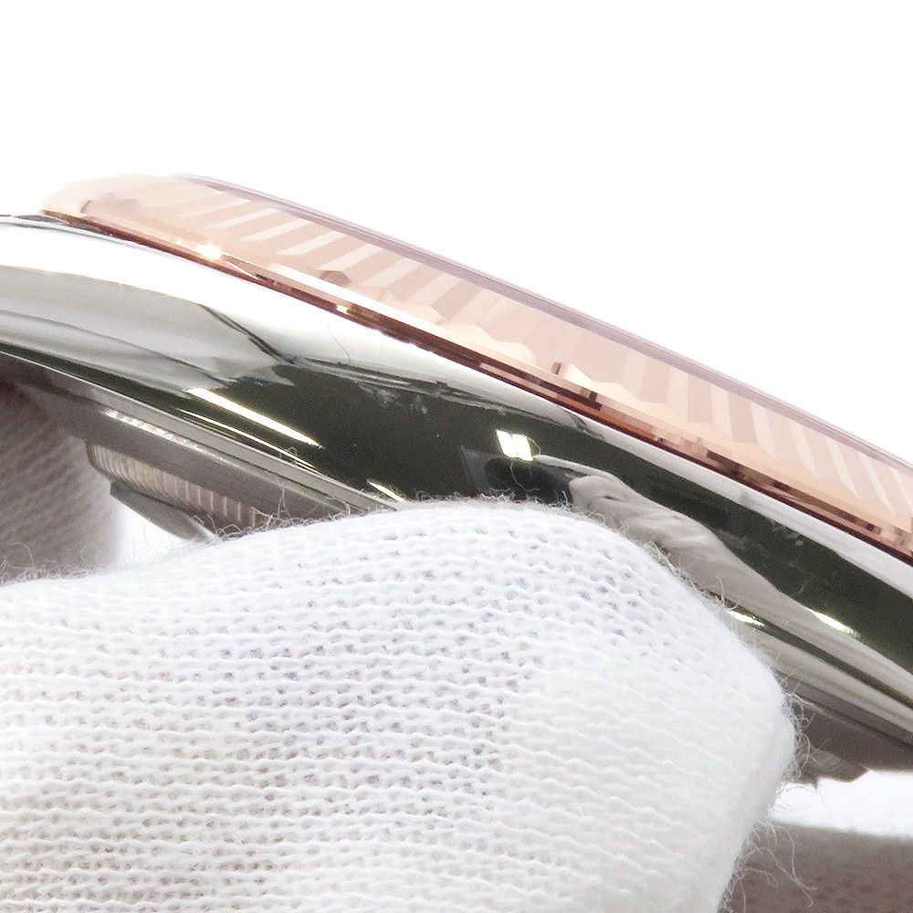 Rolex Datejust 41 SS 18k Pink Gold Rose Diamond White Shell Dial — view 4