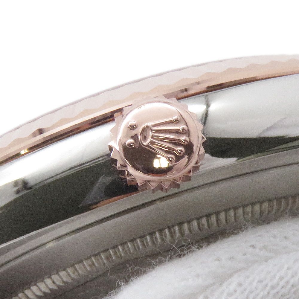 Rolex Datejust 41 SS 18k Pink Gold Rose Diamond White Shell Dial — view 7