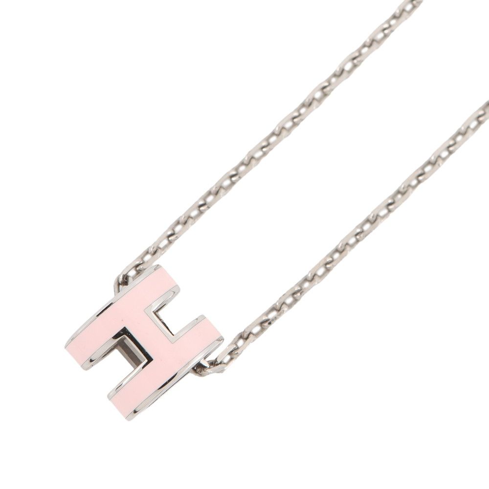 Hermes Necklace Mini Pop Rose Dragee Silver