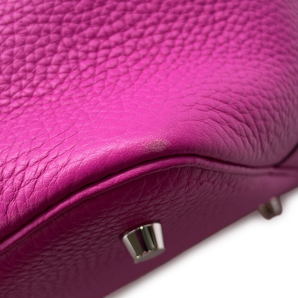 Hermes Handbag Picotin Lock MM Magnolia Silver Taurillon Clemence — view 6