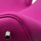 Hermes Handbag Picotin Lock MM Magnolia Silver Taurillon Clemence — view 7