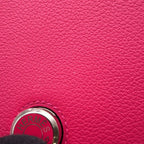 Hermes Wallet Dogon GM Duo Rose Mexico Lacca Silver Togo — view 8