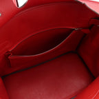 Hermes Birkin 30 Rouge Casac Silver Taurillon Clemence Handbag — view 7
