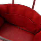 Hermes Birkin 30 Rouge Casac Silver Taurillon Clemence Handbag — view 6