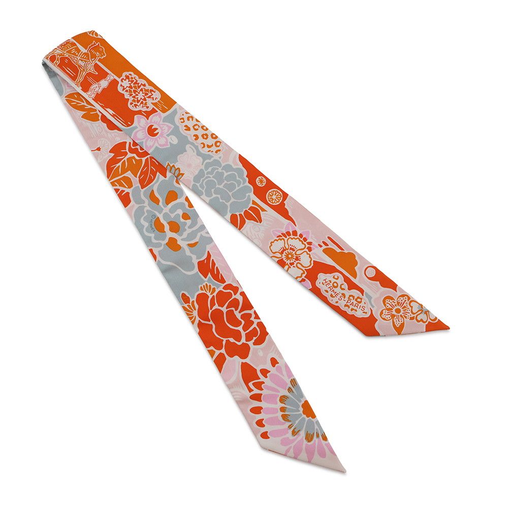 Hermes Scarf Twill Bingata — view 3