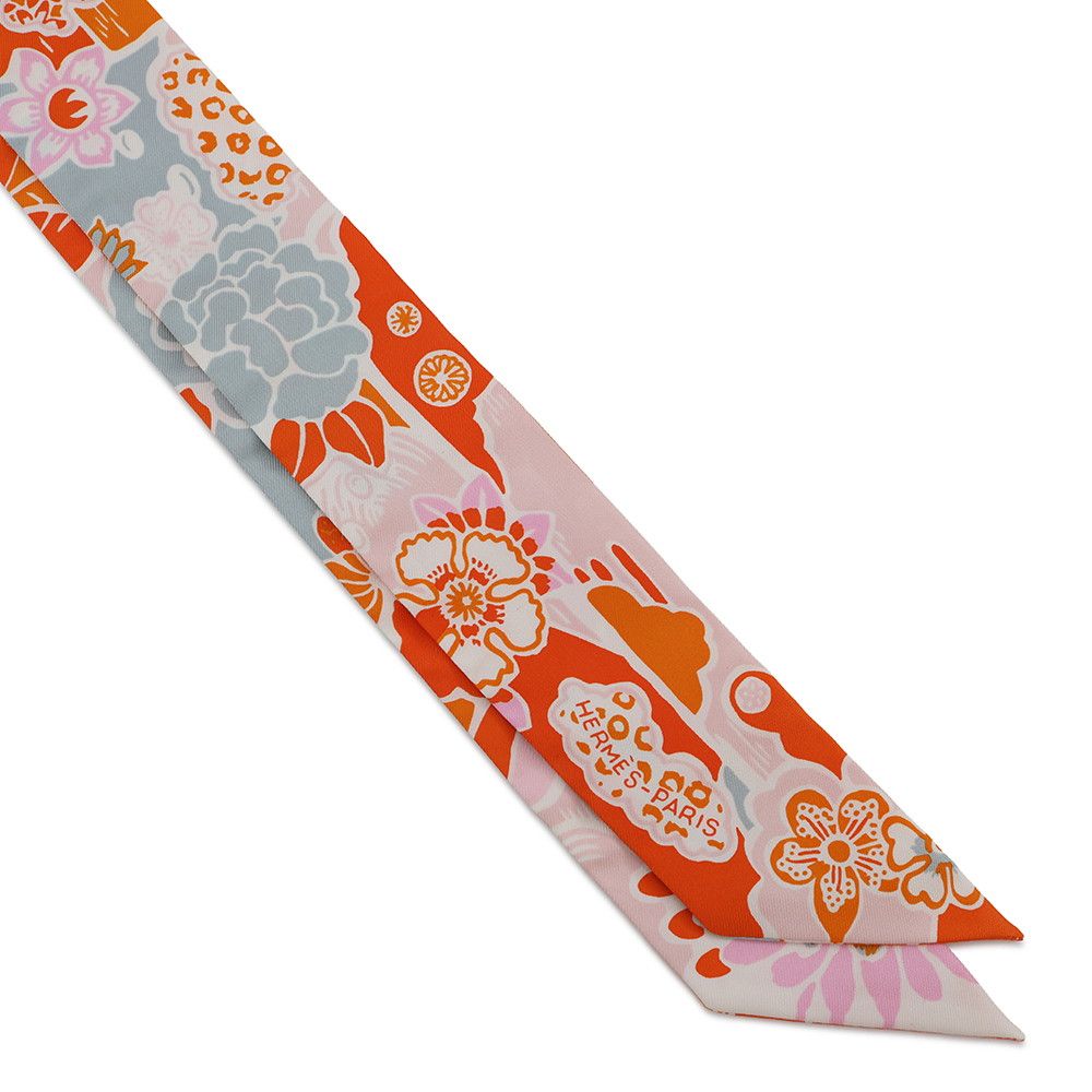 Hermes Scarf Twill Bingata — view 4