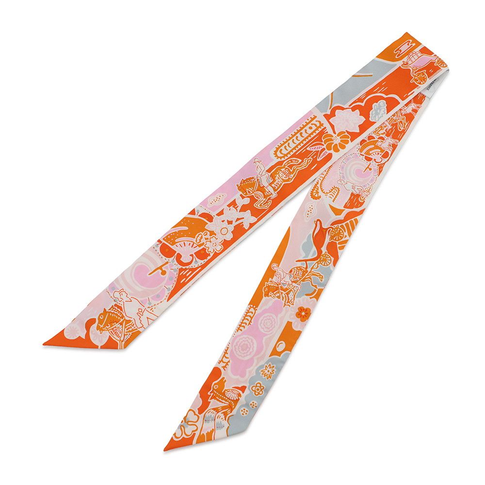 Hermes Scarf Twill Bingata — view 2