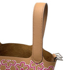 Hermes Picotin Lock Micro Lucky Daisy Chai Rose White Silver Swift — view 7
