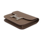 Hermes Wallet Constance Slim Etoupe Silver Epsom — view 2