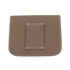 Hermes Wallet Constance Slim Etoupe Silver Epsom — view 3