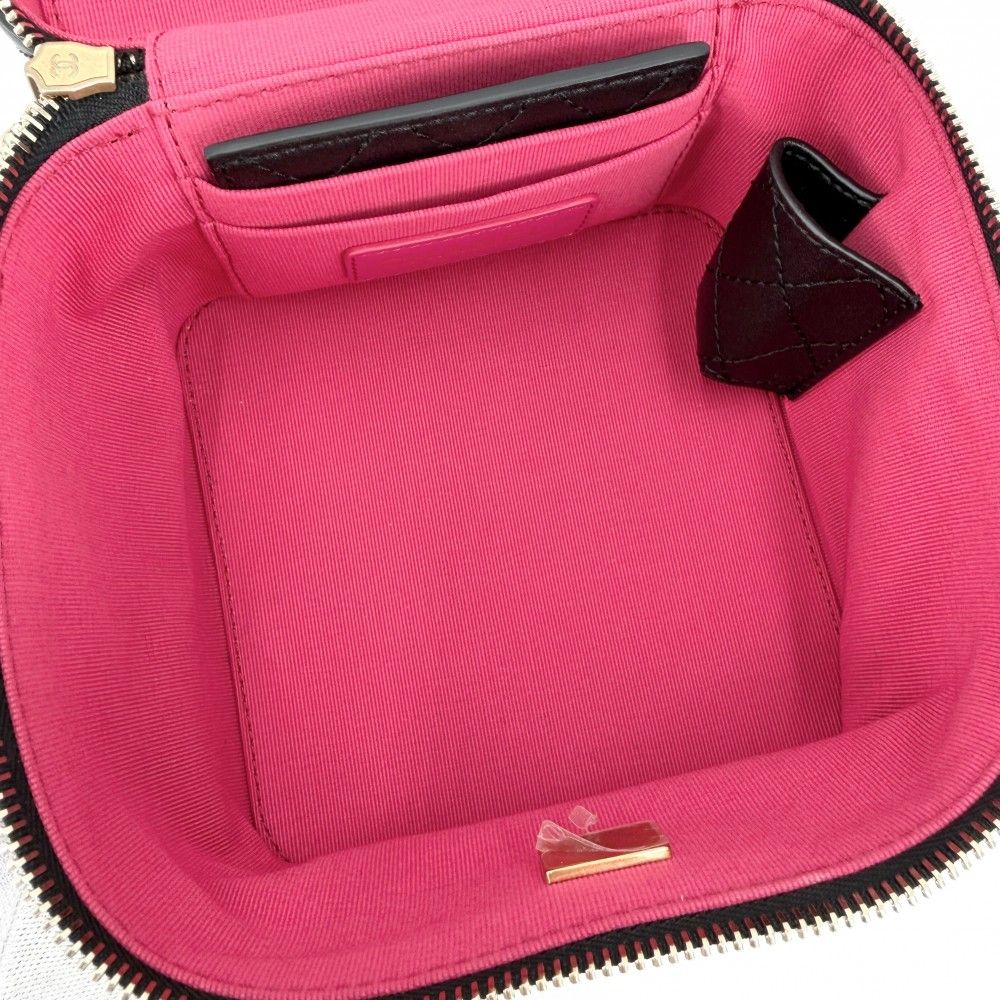 Chanel Shoulder Bag Quilted CC Logo 2-Way Crossbody Chain Square Vanity — view 4