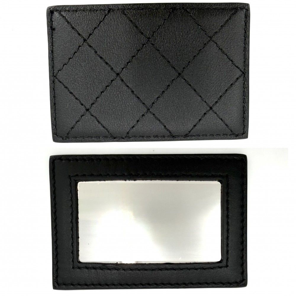 Chanel Shoulder Bag Quilted CC Logo 2-Way Crossbody Chain Square Vanity — view 8