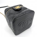 Chanel Shoulder Bag Quilted CC Logo 2-Way Crossbody Chain Square Vanity — view 3