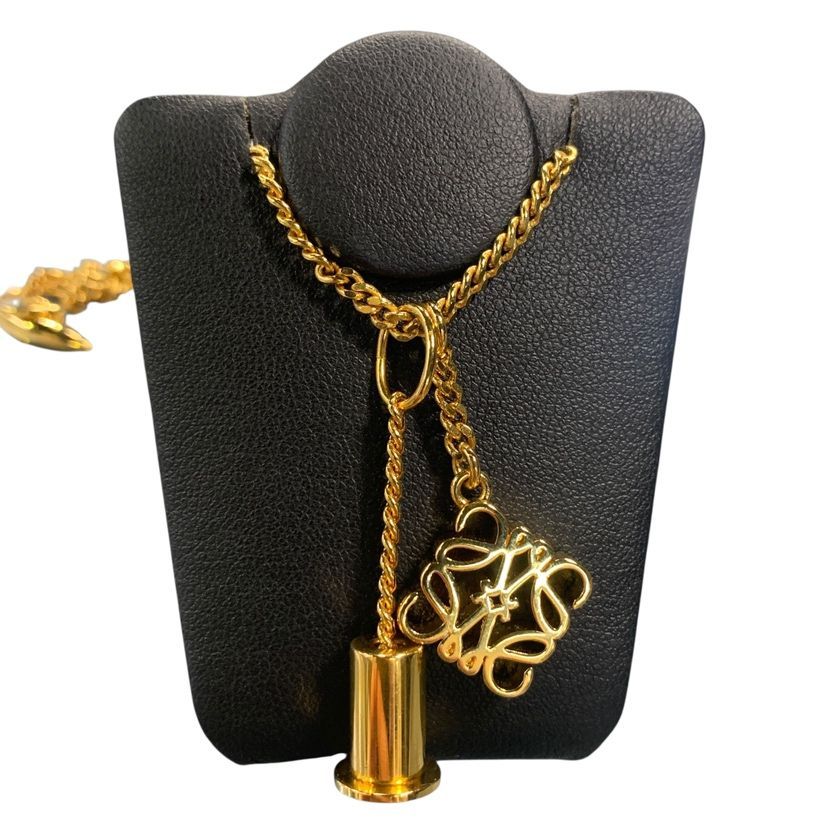 Loewe Personalization Necklace Gold Anagram Motif