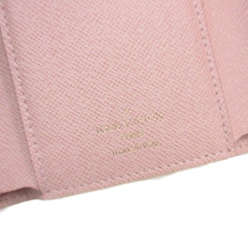 Louis Vuitton Damier Azur Portefeuille Victorine Trifold Wallet White — view 7