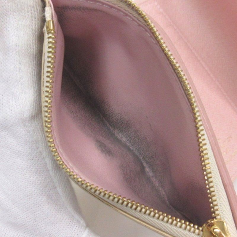 Louis Vuitton Damier Azur Portefeuille Victorine Trifold Wallet White — view 8