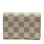 Louis Vuitton Damier Azur Portefeuille Victorine Trifold Wallet White — view 2