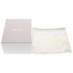 Dior Caro Cannage Lambskin Leather Chain Shoulder Bag Gold Black — view 8