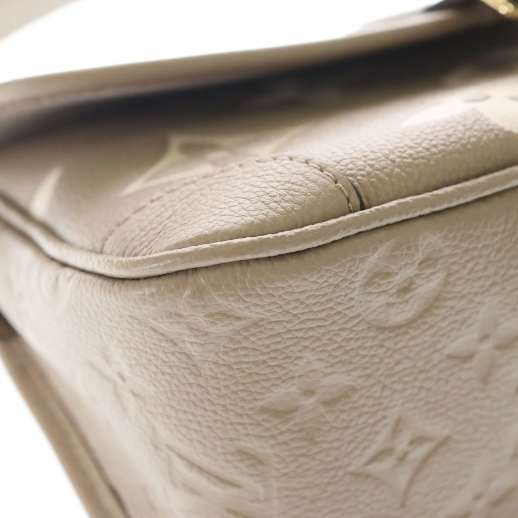 Louis Vuitton Monogram Empreinte Diane Leather 2-Way Shoulder Bag Beige — view 5