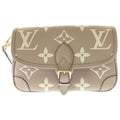 Louis Vuitton Monogram Empreinte Diane Leather 2-Way Shoulder Bag Beige