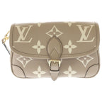 Louis Vuitton Monogram Empreinte Diane Leather 2-Way Shoulder Bag Beige