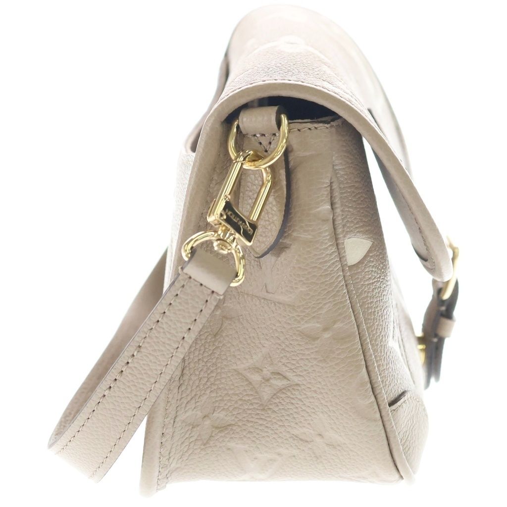 Louis Vuitton Monogram Empreinte Diane Leather 2-Way Shoulder Bag Beige — view 3
