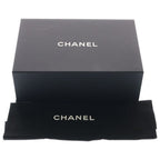Chanel 22 Mini Shiny Calfskin Leather So Black Chain Shoulder Bag Plate — view 8