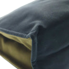 Hermes Fourre Tout Canvas Clutch Silver Khaki Navy — view 5