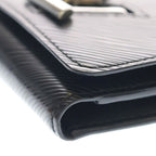 Louis Vuitton Epi Portefeuille Twist Compact Wallet Trifold Coin Case Black — view 5