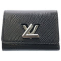 Louis Vuitton Epi Portefeuille Twist Compact Wallet Trifold Coin Case Black