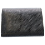 Louis Vuitton Epi Portefeuille Twist Compact Wallet Trifold Coin Case Black — view 2