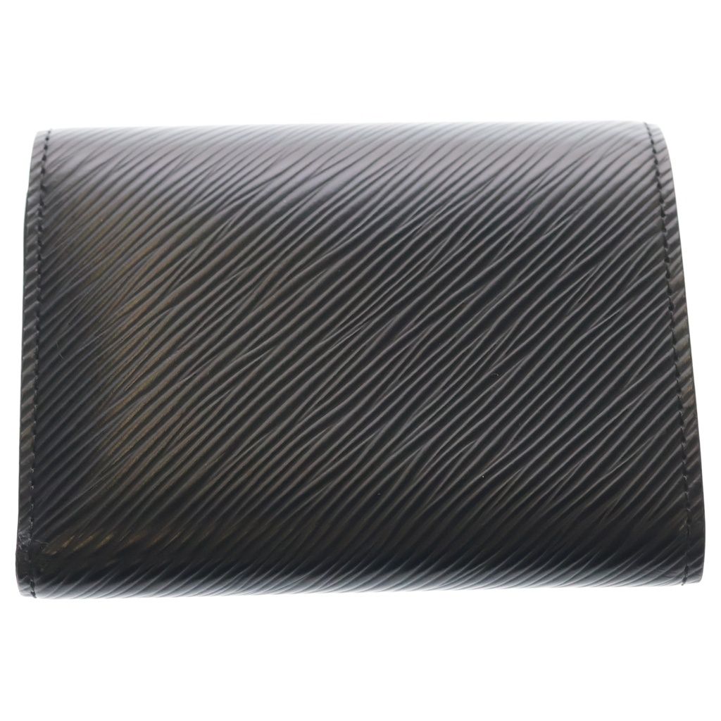 Louis Vuitton Epi Portefeuille Twist Compact Wallet Trifold Coin Case Black — view 2