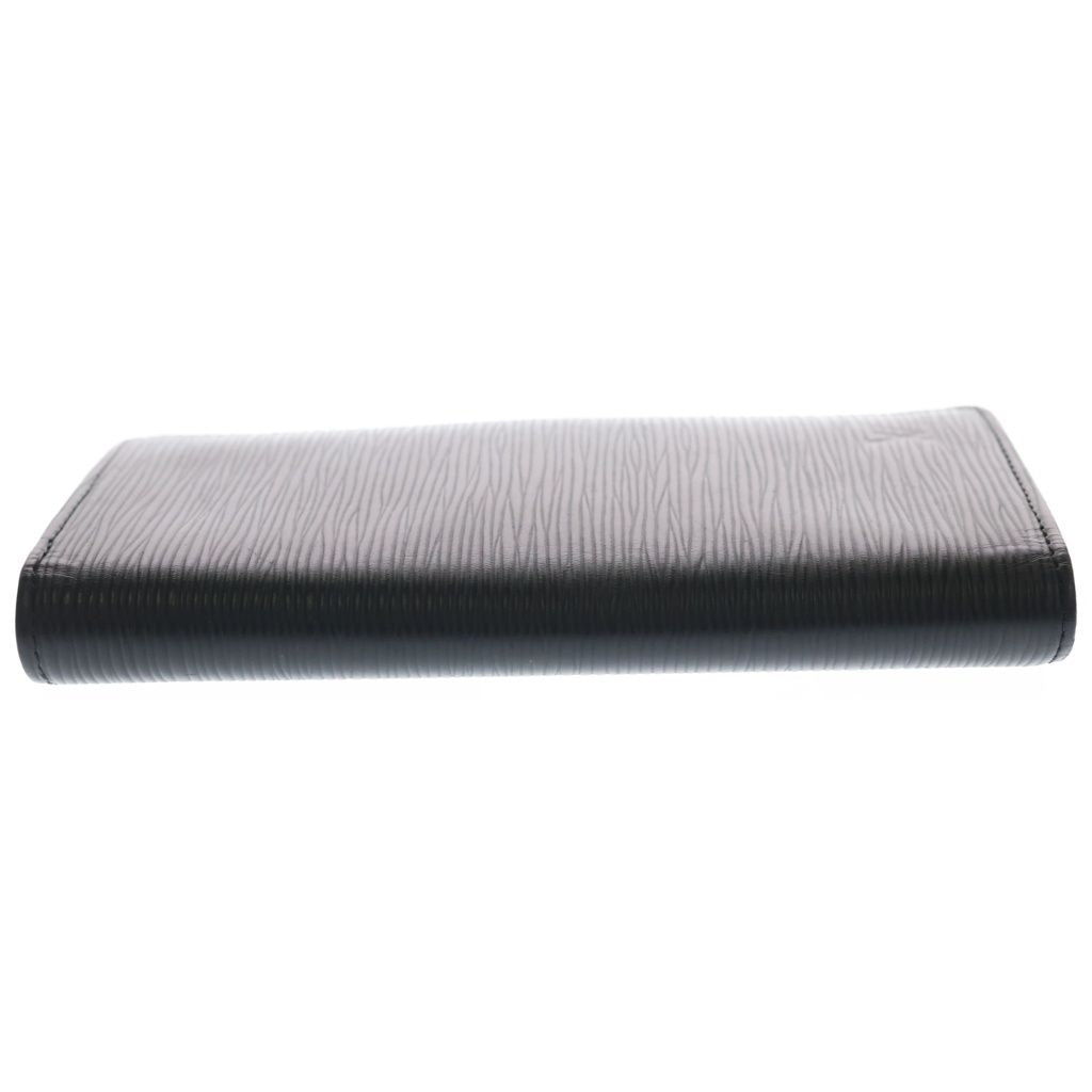 Louis Vuitton Epi Monogram Eclipse Portefeuille Brazza Wallet Card Case Black — view 3