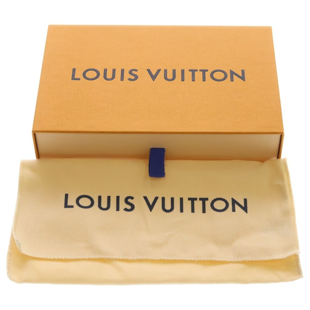 Louis Vuitton Epi Monogram Eclipse Portefeuille Brazza Wallet Card Case Black — view 6