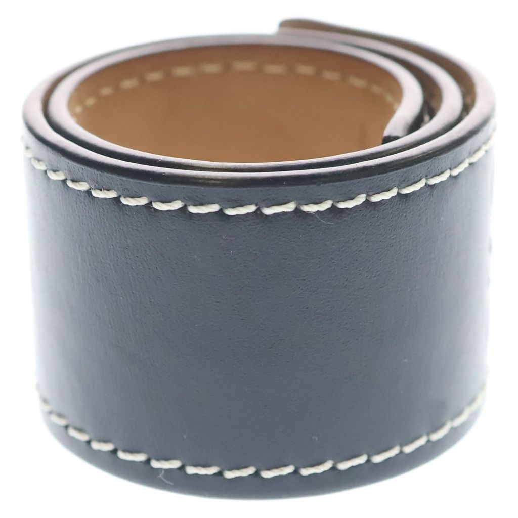 Loewe Small Slap Bracelet Small Anagram Logo Leather Black — view 3