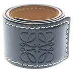 Loewe Small Slap Bracelet Small Anagram Logo Leather Black — view 4