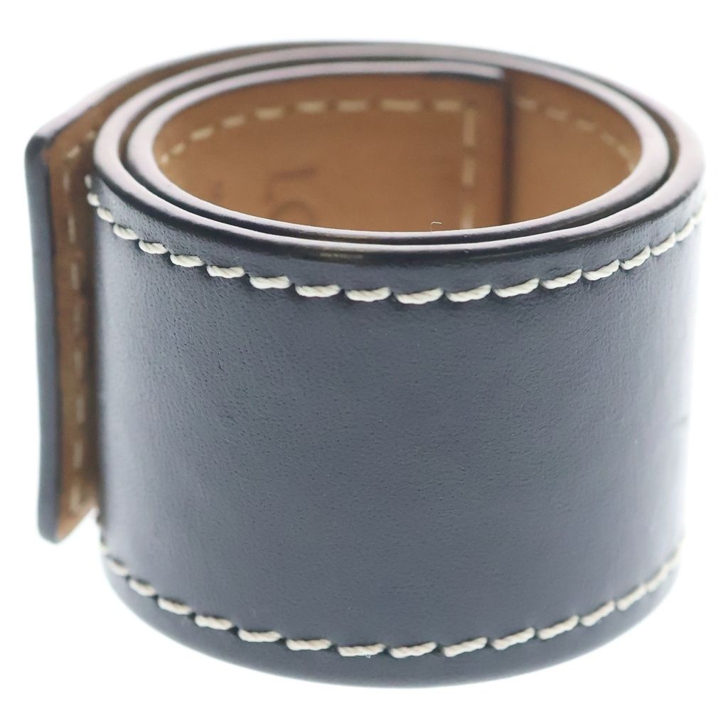 Loewe Small Slap Bracelet Small Anagram Logo Leather Black — view 2