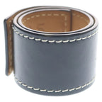 Loewe Small Slap Bracelet Small Anagram Logo Leather Black — view 2