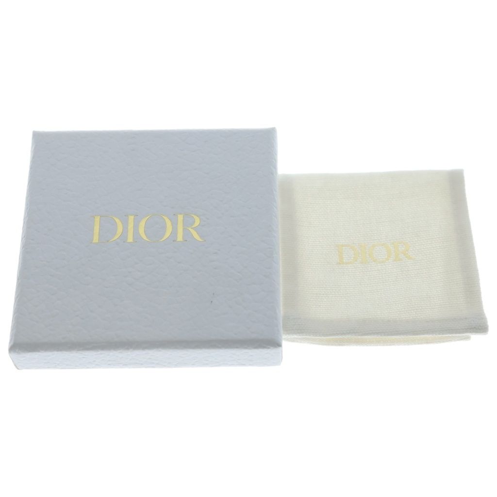 Dior Rhinestone Pearl Earrings Pink Gold — view 6